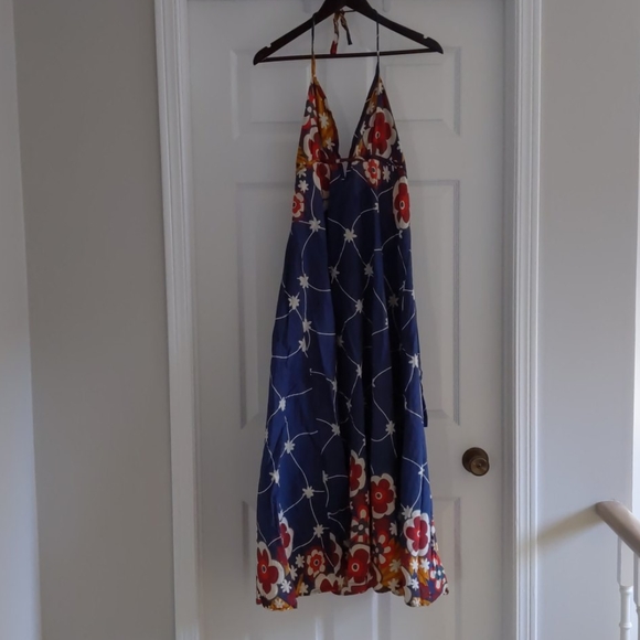 3 for $15 - Floral Halter Maxi Dress - Picture 1 of 6